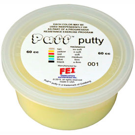 Color-Coded Exercise Putty, X-Soft, Yellow, 60cc