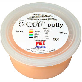 Color-Coded Exercise Putty, XX-Soft, Tan, 60cc