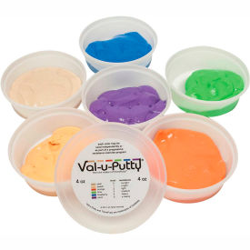 Exercise Putty, 4 Ounce, Set of 6 (6 Colors)
