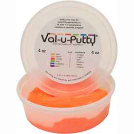 Exercise Putty, Orange, Soft, 4 Ounce