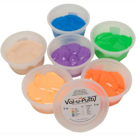 Exercise Putty, 3 Ounce, Set of 6 (6 Colors)