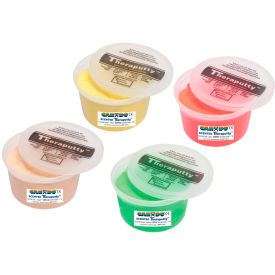 Scented Exercise Putty, 1 lb., 4-Piece Set (Tan, Yellow, Red, Green)
