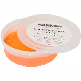 Microwaveable Exercise Putty, Soft, Orange, 6 Ounce