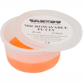 Microwaveable Exercise Putty, Soft, Orange, 2 Ounce
