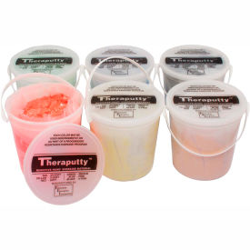 TheraPutty Plus Antimicrobial Exercise Putty, 5 Pound, Set of 6