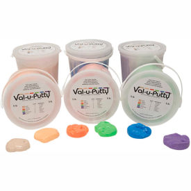 Exercise Putty, 5 Pound, Set of 6 (6 Colors)