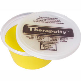 TheraPutty Plus Antimicrobial Exercise Putty, Yellow, 2 Ounce, X-Soft