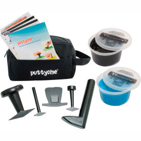 TheraPutty Economy Set, 5 Tools, 2 x 1 lb. Putties, Hard (Blue and Black)