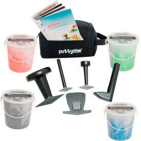 TheraPutty Set, 5 Tools, 4 x 5 lb. Putties, Hard (Red, Green, Blue, Black)