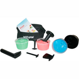 TheraPutty Set, 5 Tools, 4 x 1 lb. Putties, Hard (Red, Green, Blue, Black)