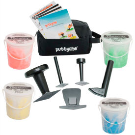 TheraPutty Set, 5 Tools, 4 x 5 lb. Putties, Medium (Yellow, Red, Green, Blue)