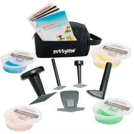 TheraPutty Set, 5 Tools, 4 x 6 oz. Putties, Easy (Tan, Yellow, Red, Green)
