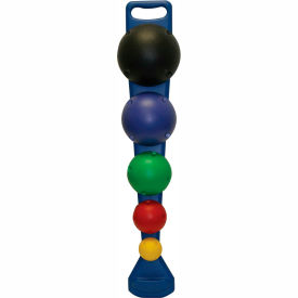 MVP Balance System, 5-Ball Set with Wall Rack