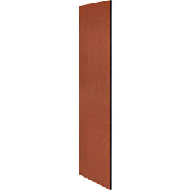 Side Panel for 24"D Extra Wide Designer Wood Locker without Sloping Hood Cherry