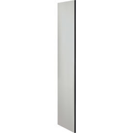 Side Panel 22235 for 21"D Extra Wide Designer Wood Locker without Sloping Hood Gray