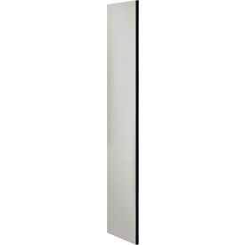 Side Panel for 18"D Designer Wood Locker without Sloping Hood Gray