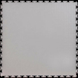 PVC Floor Tiles, 19.5x19.5", Textured, Light Gray