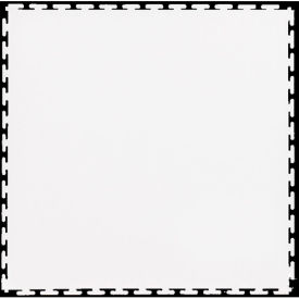 PVC Floor Tiles, 19.5x19.5", Textured, White