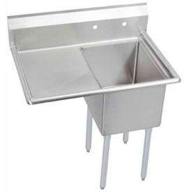 Elkay E1C16X20-L-18X NSF Sink, 1-Compartment, 16L x 20W x 12D, 18" Left Drainboard