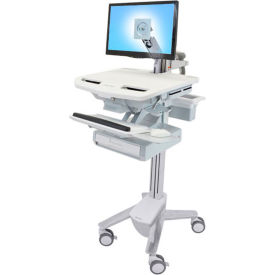 SV43-1210-0 StyleView Medical Cart with LCD Arm, 1 Drawer