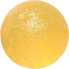 Gel Hand Exercise Ball, Small Circular, Yellow, X-Soft
