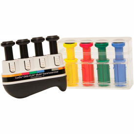 Digi-Flex Multi Hand Exerciser, Progressive Starter Pack, Black & 4 Additional Buttons