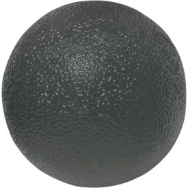 CanDo Gel Hand Exercise Ball, Small Circular, Black, X-Firm