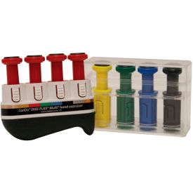 Hand Exerciser, Progressive Starter Pack, Red & 4 Additional Buttons