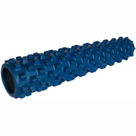 Massage Foam Roller, 6" Dia. x 31"L, Medium-Firm, Blue