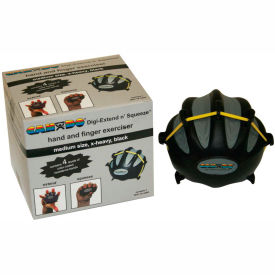 Digi-Extend n' Squeeze Exerciser, X-Heavy, Black, Medium