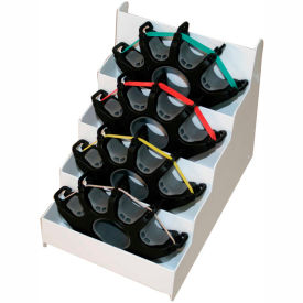 Digi-Extend Hand Exerciser Set, 4 Exercises with 64 Bands and Metal Rack