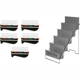 Hand Exerciser Base, 5 Bases and Metal Rack