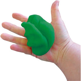 Memory Foam Squeeze Ball, 3.5" Diameter, Green, Medium