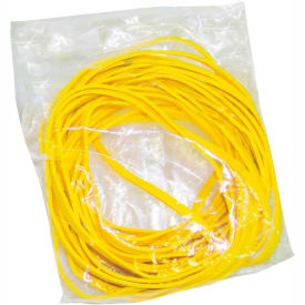 Rubber Band Hand Exerciser, Additional Latex Free Bands Only, Yellow, Pack of 25