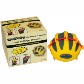 Digi-Extend n' Squeeze Exerciser, X-Light, Yellow, Medium