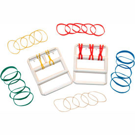 Latex Free Rubber Band Hand Exerciser with 25 Bands