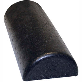 Black Composite Foam Roller, Half-Round, 6" Dia. x 12"L