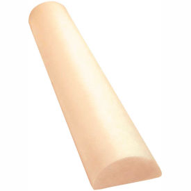 Antimicrobial Beige PE Foam Roller, Half-Round, 6" Dia. x 12"L