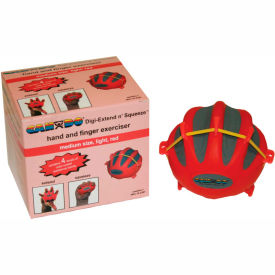 Digi-Extend n' Squeeze Exerciser, Light, Red, Large