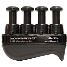 CanDo Digi-Flex LITE Hand Exerciser, Black, X-Heavy