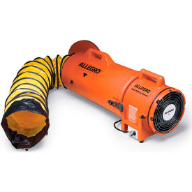 COM-PAX-IAL Blower With 15' Duct & Canister, 8" Dia., 1/3HP, 831 CFM
