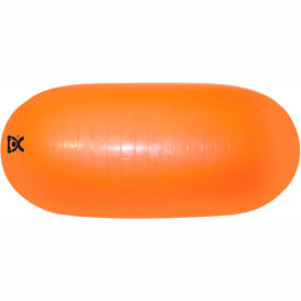 Inflatable Exercise Straight Roll, Orange, 20" Dia. x 39"L