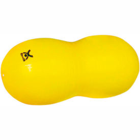 Inflatable Exercise Saddle Roll, Yellow, 16" Diameter x 35" Length