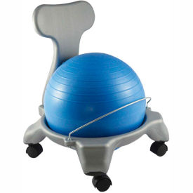 Plastic Mobile Ball Chair with Back, Child Size, 38 cm Ball