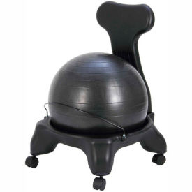 Plastic Mobile Ball Chair with Back, Adult Size, 50 cm Ball