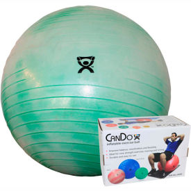 Deluxe ABS Inflatable Exercise Ball, Extra Thick, Green, 65 cm (26")