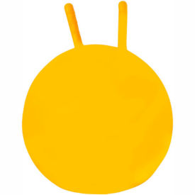Inflatable Exercise Jump Ball, Yellow, 16" (40 cm)