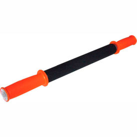 22" Long Hand Held Portable Foam Roller, Black/Orange