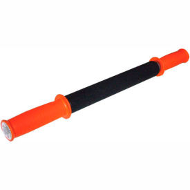 18" Classic Hand Held Portable Foam Roller, Black/Orange