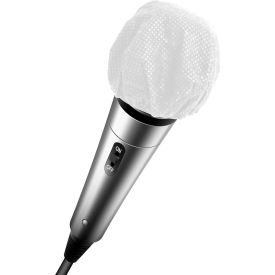 Sanitary Disposable Microphone Covers, Black, Box of 100